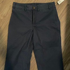 Old Navy Wide Leg Navy Ankle Pants